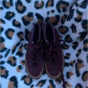 Vans Maroon High Tops